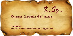 Kuzma Szemirámisz névjegykártya